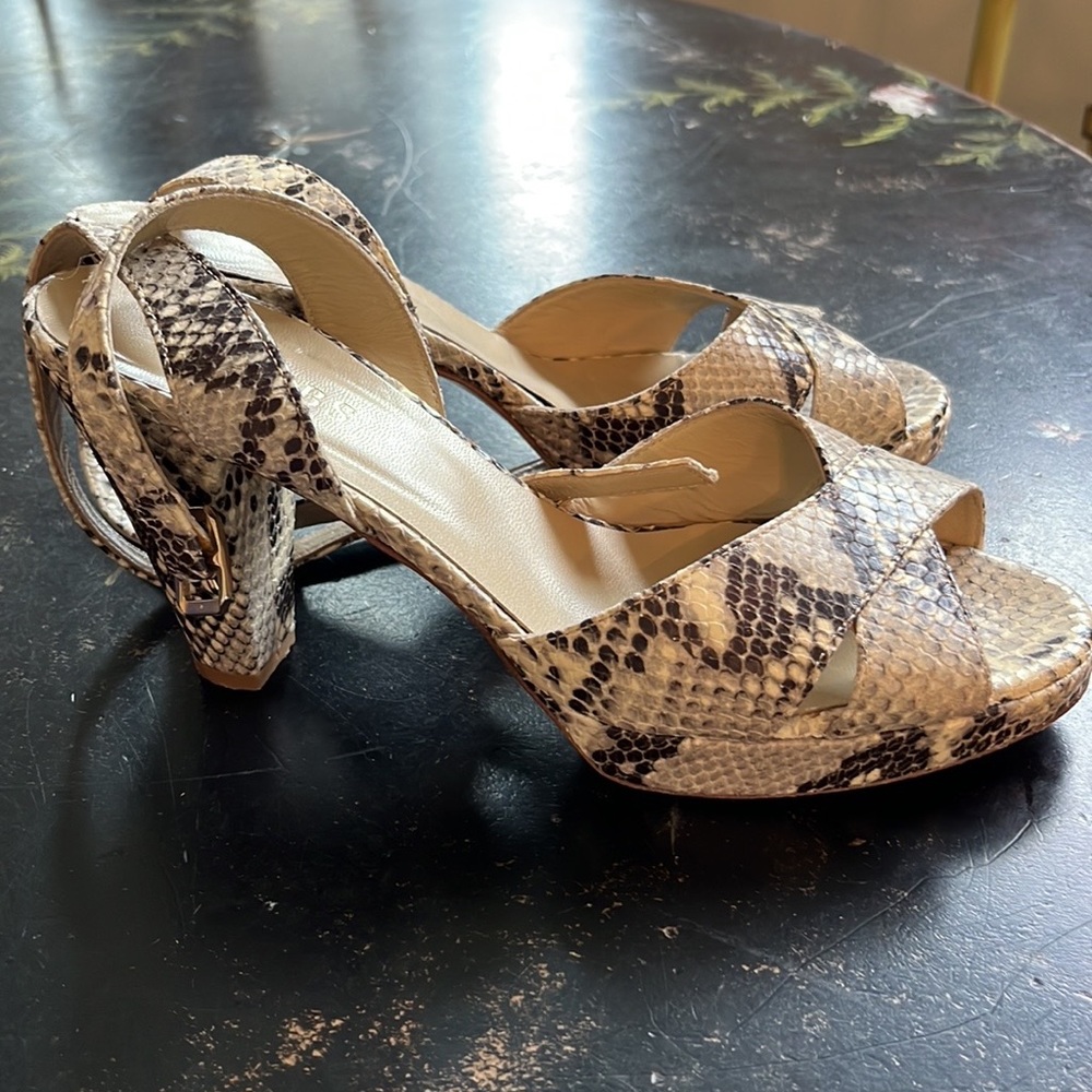 Beautiful snakeskin shoes